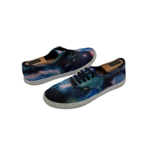 VANS Authentic Classic Cosmic Sneakers Milky Way Galaxy Womens Sz 8.5 Multicolor